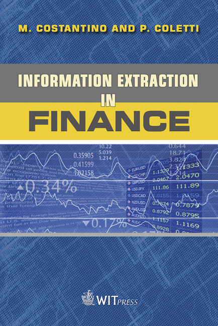 Information Extraction in Finance — book cover